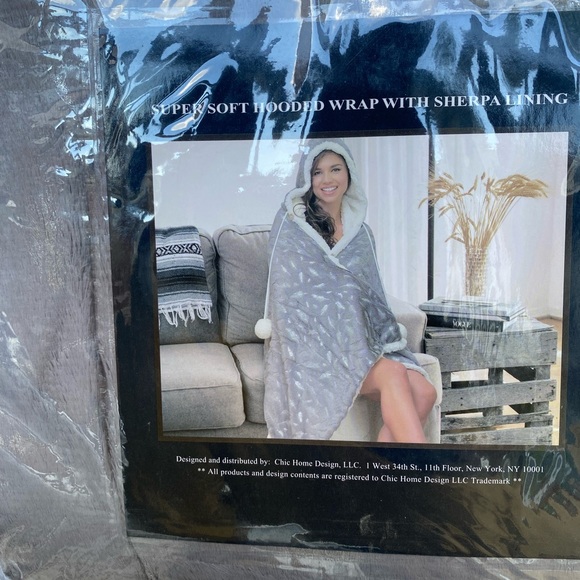 Chic Home Ansen lightweight wearable blanket/snuggie - Picture 12 of 12